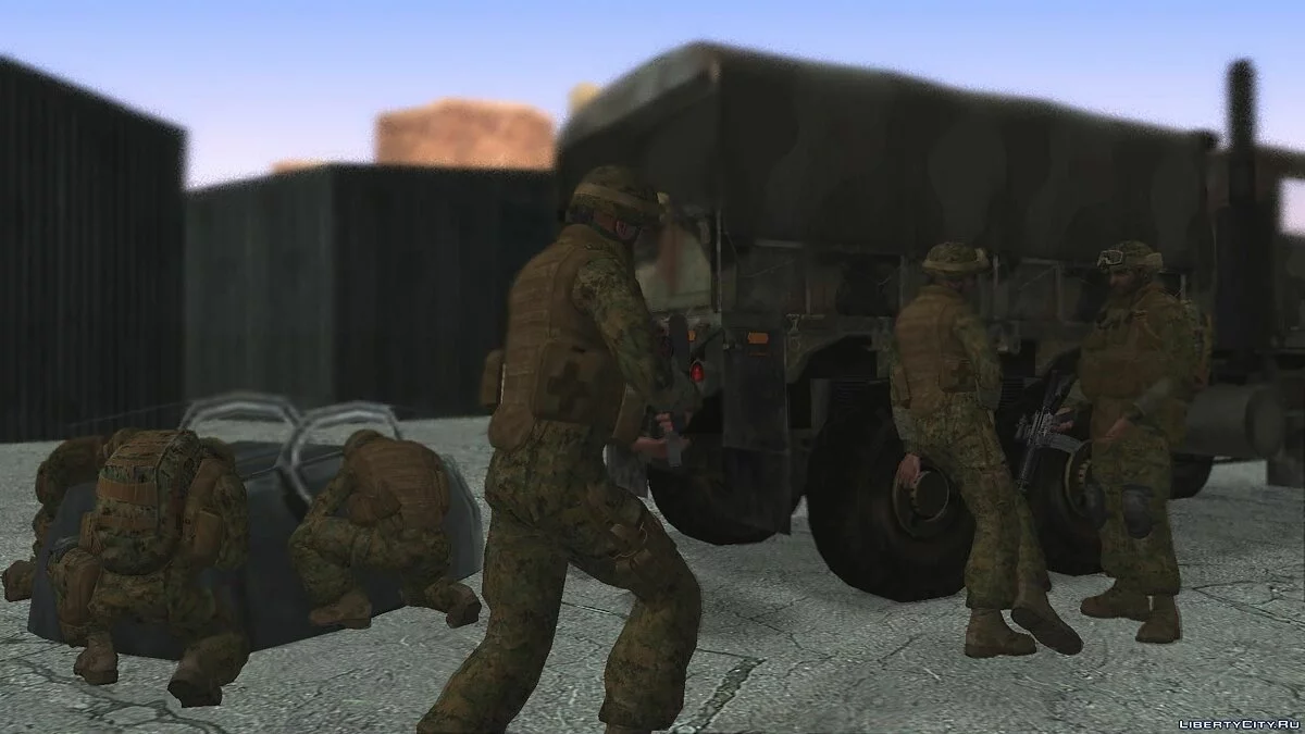 Squad Commander - Marine Corps / GTA San Andreas