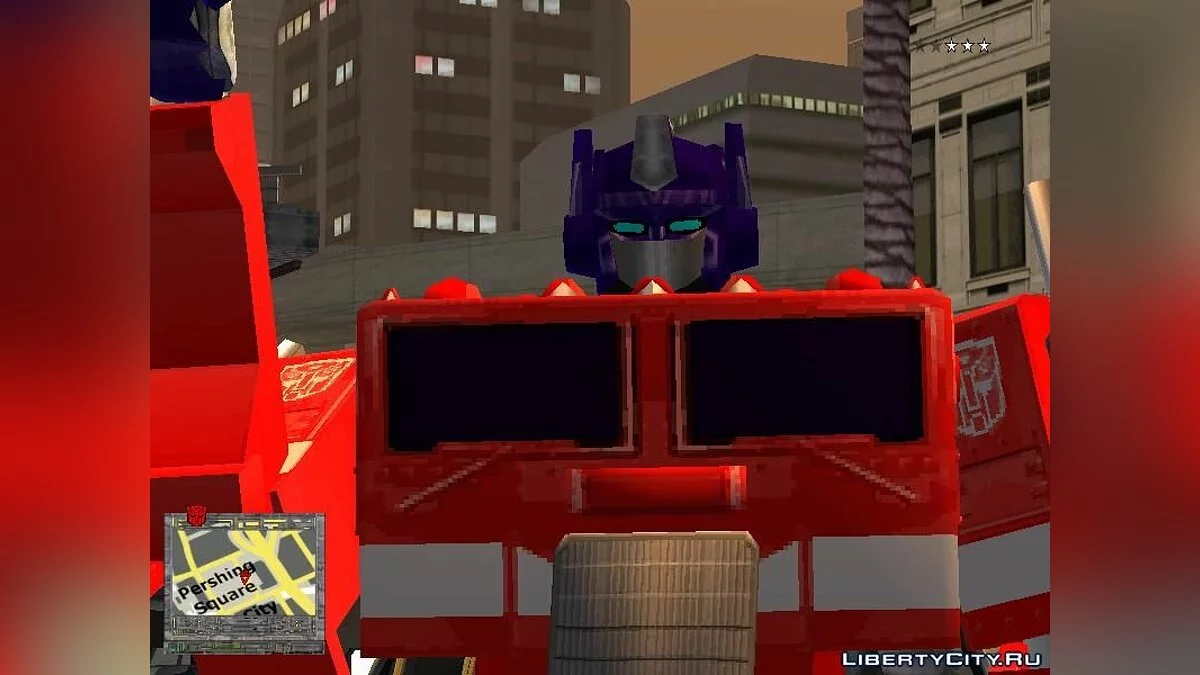 Optimus Prime from the fighting game DreamMix TV World Fighters / GTA San Andreas