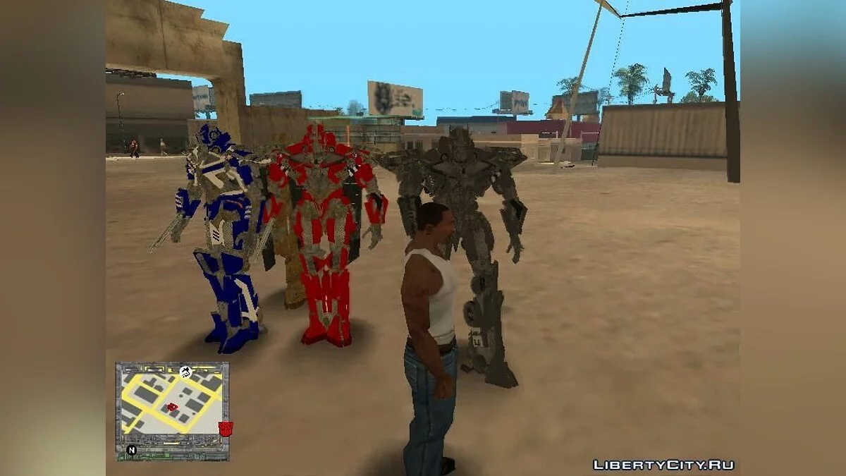 电影《变形金刚:黑月降临》中的哨兵总理 / GTA San Andreas