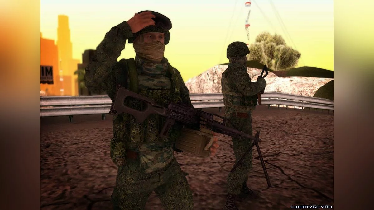 Assault Trooper and Machine Gunner. SAR / GTA San Andreas