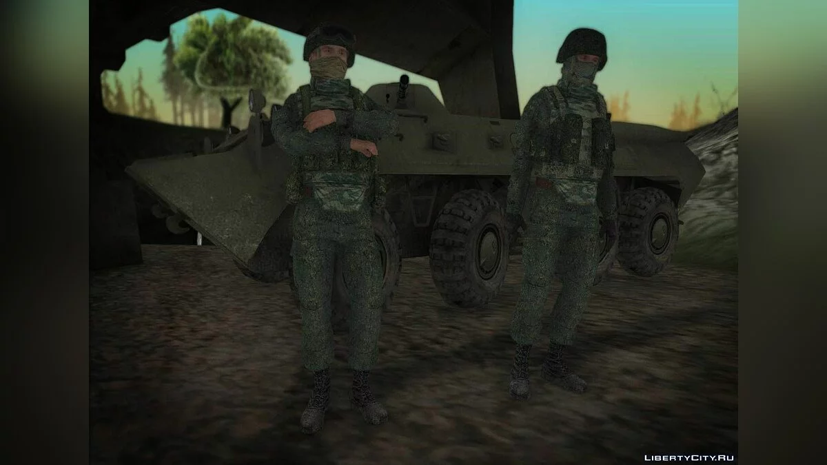 Assault Trooper and Machine Gunner. SAR / GTA San Andreas