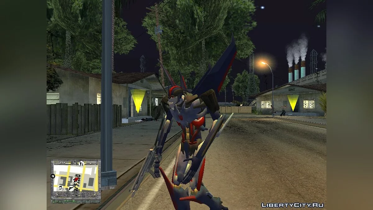 Starscream from Transformers Prime / GTA San Andreas