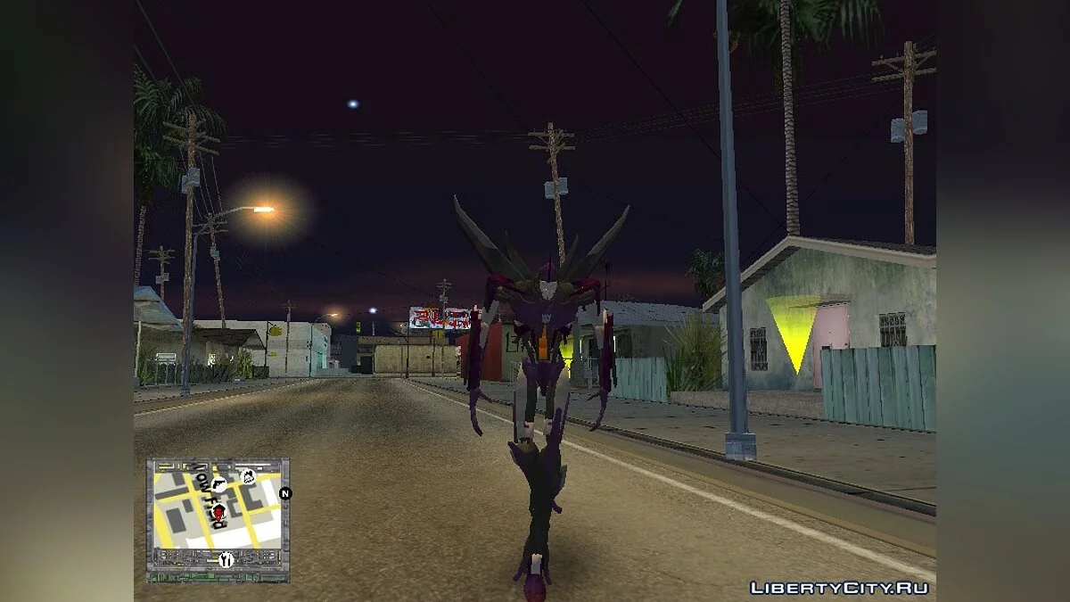 Starscream from Transformers Prime / GTA San Andreas