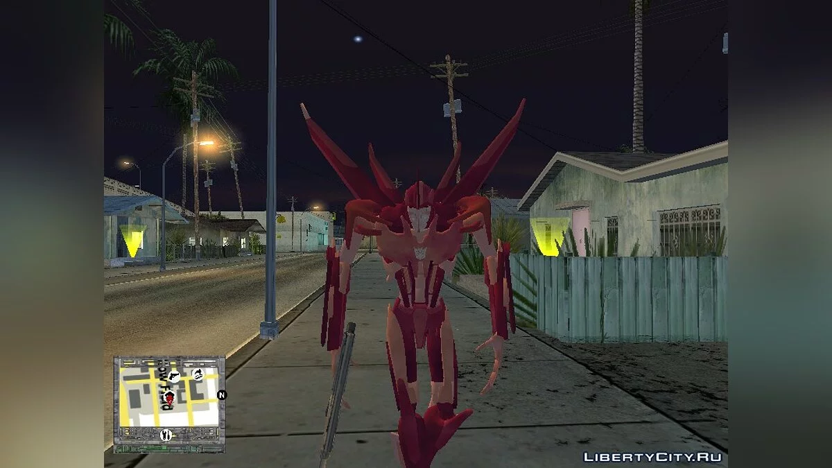 Starscream from Transformers Prime / GTA San Andreas