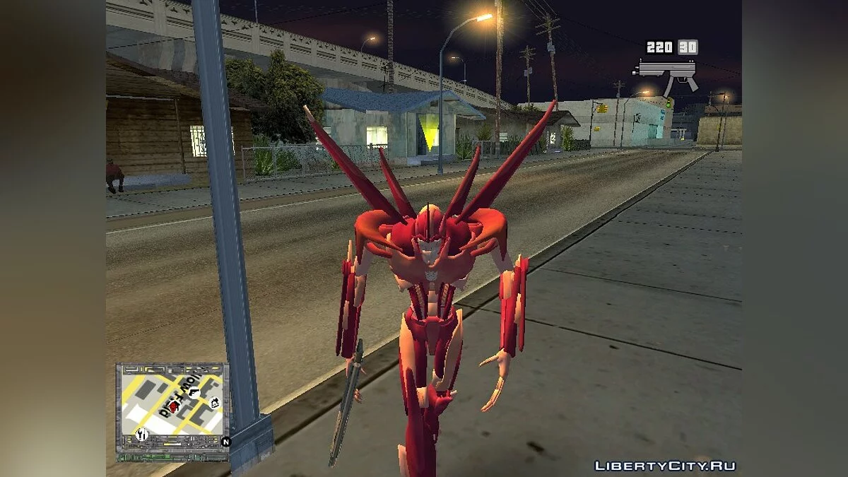 Starscream from Transformers Prime / GTA San Andreas