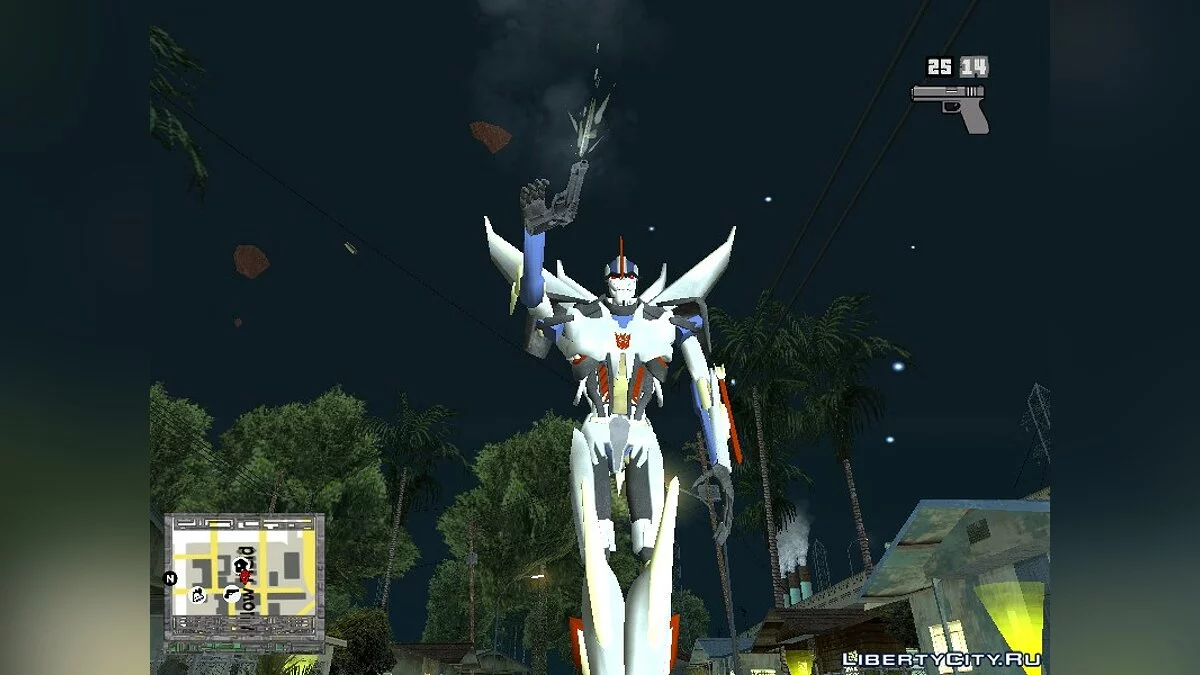 Starscream from Transformers Prime / GTA San Andreas