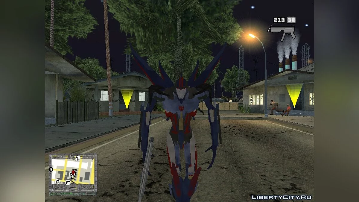 Starscream from Transformers Prime / GTA San Andreas