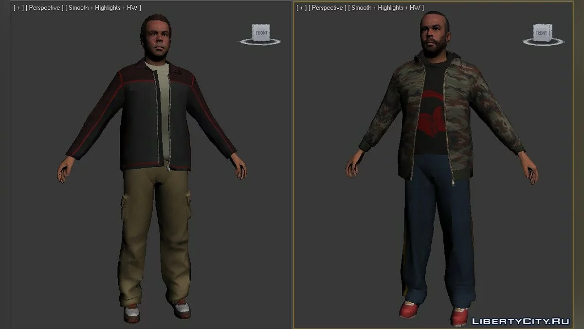GTA V Skin PACK v1 / GTA San Andreas