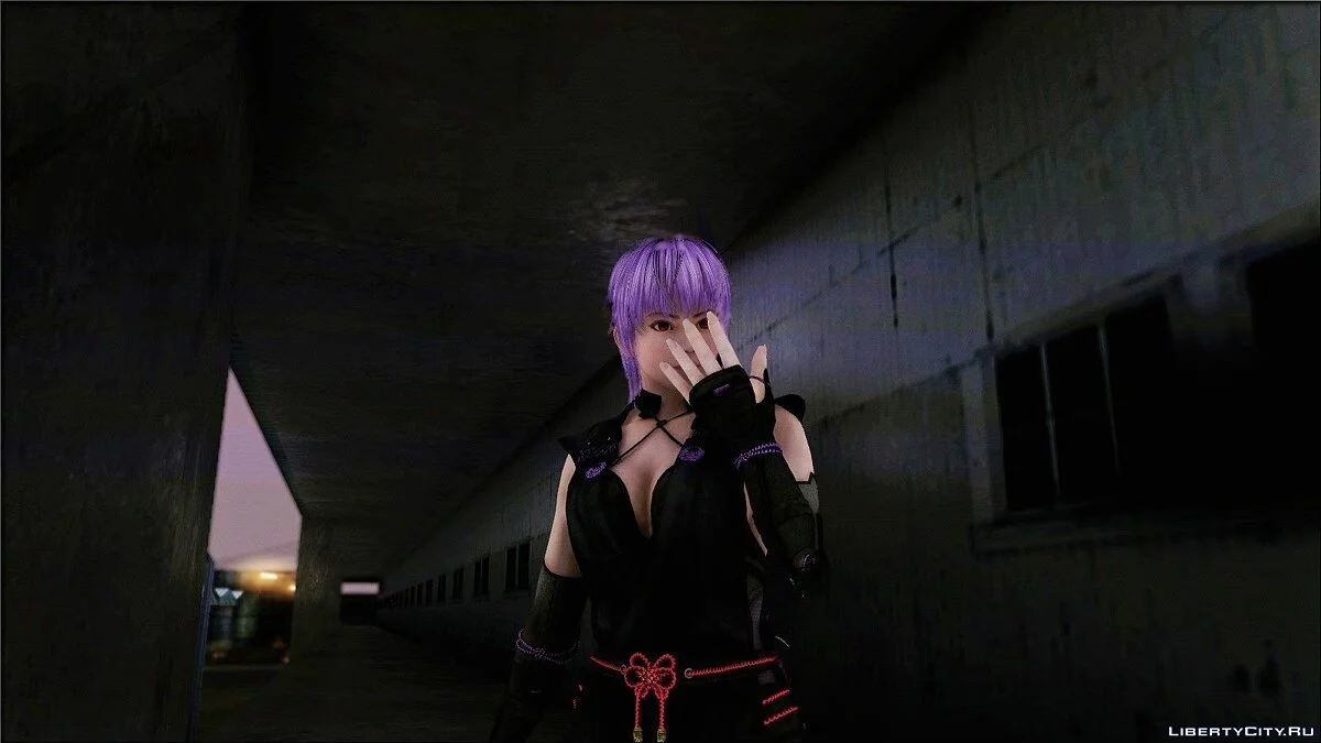 Ayane from the Dead or Alive series / GTA San Andreas