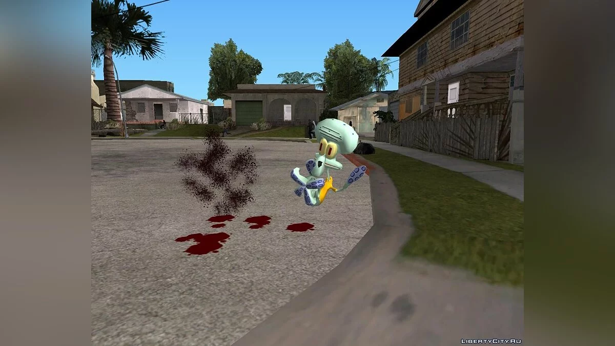 Squidward Tentacles from Sponge Bob / GTA San Andreas