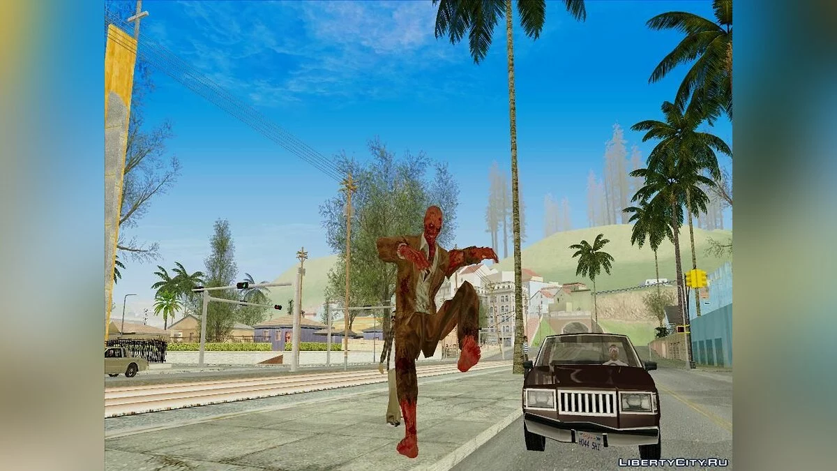 Скин Кримсон Зомбі / GTA San Andreas