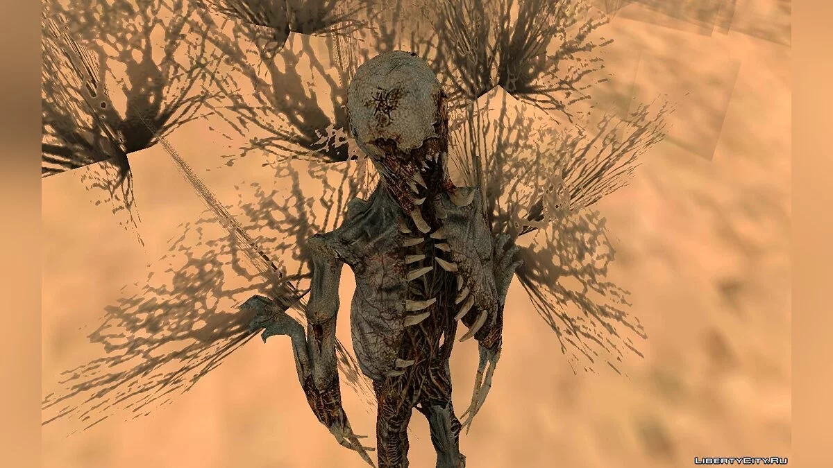 Monster from Dead Space 3 / GTA San Andreas