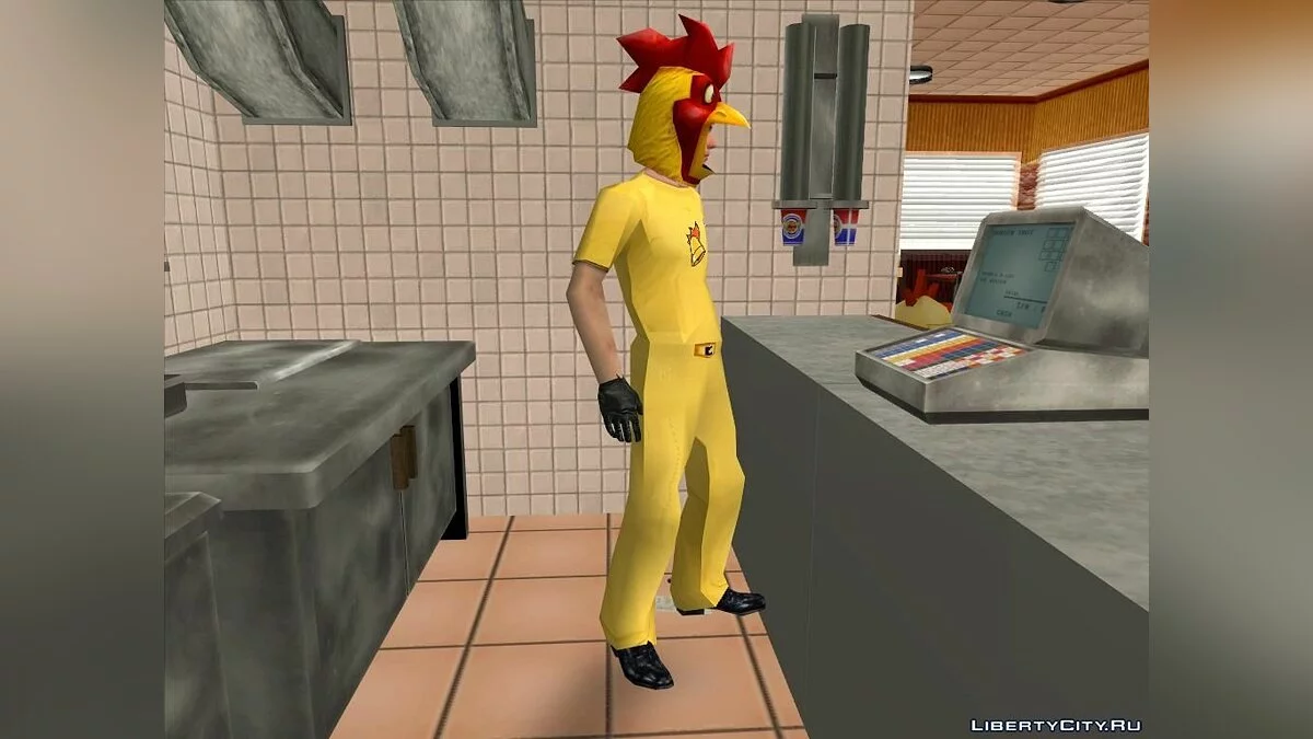 New Vendor at "Cluckin Bell" / GTA San Andreas