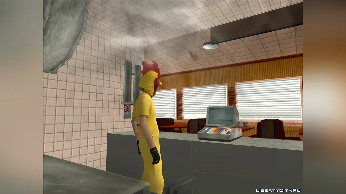 New Vendor at "Cluckin Bell" / GTA San Andreas