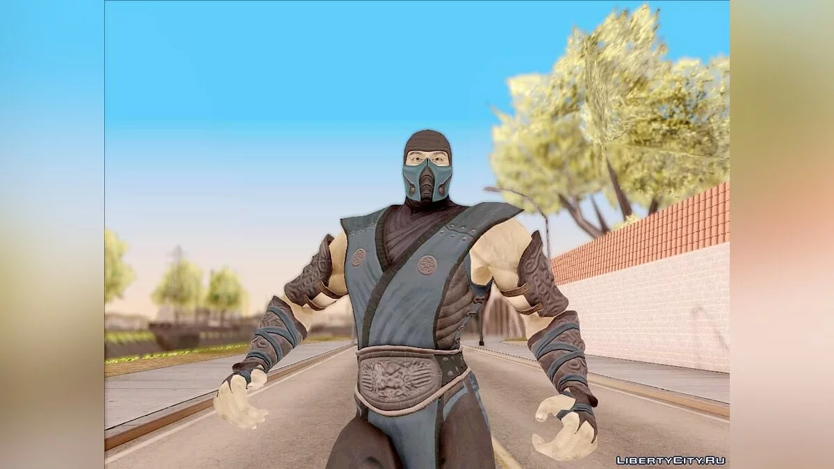 Sub-Zero from MK9 / GTA San Andreas