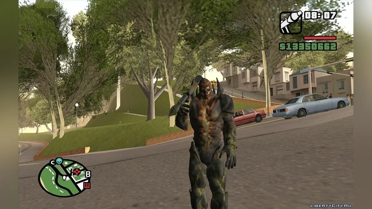 Темний Кахн з MK vs DC / GTA San Andreas
