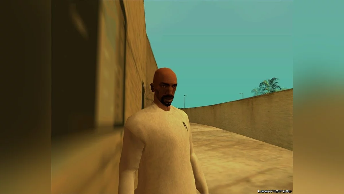Обличчя CJ як у ранній бета (альфа) версії / GTA San Andreas