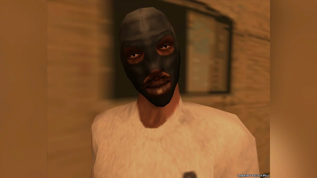 Обличчя CJ як у ранній бета (альфа) версії / GTA San Andreas