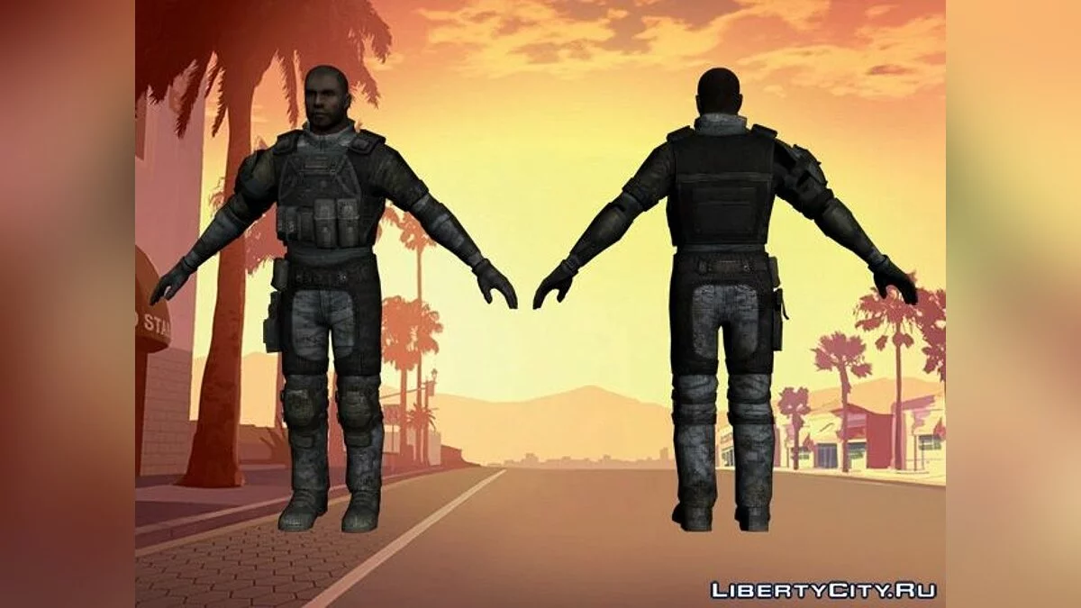 Soldier from HomeFront / GTA San Andreas