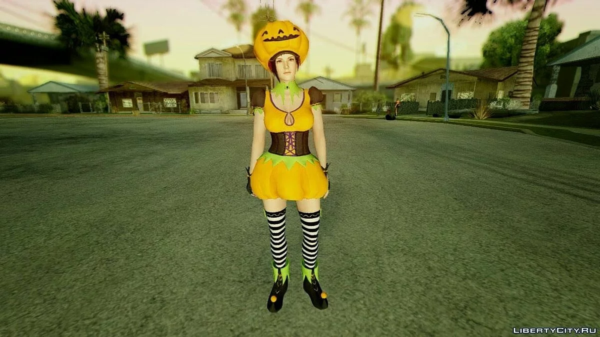 Dead Or Alive 5 Mila Halloween / GTA San Andreas