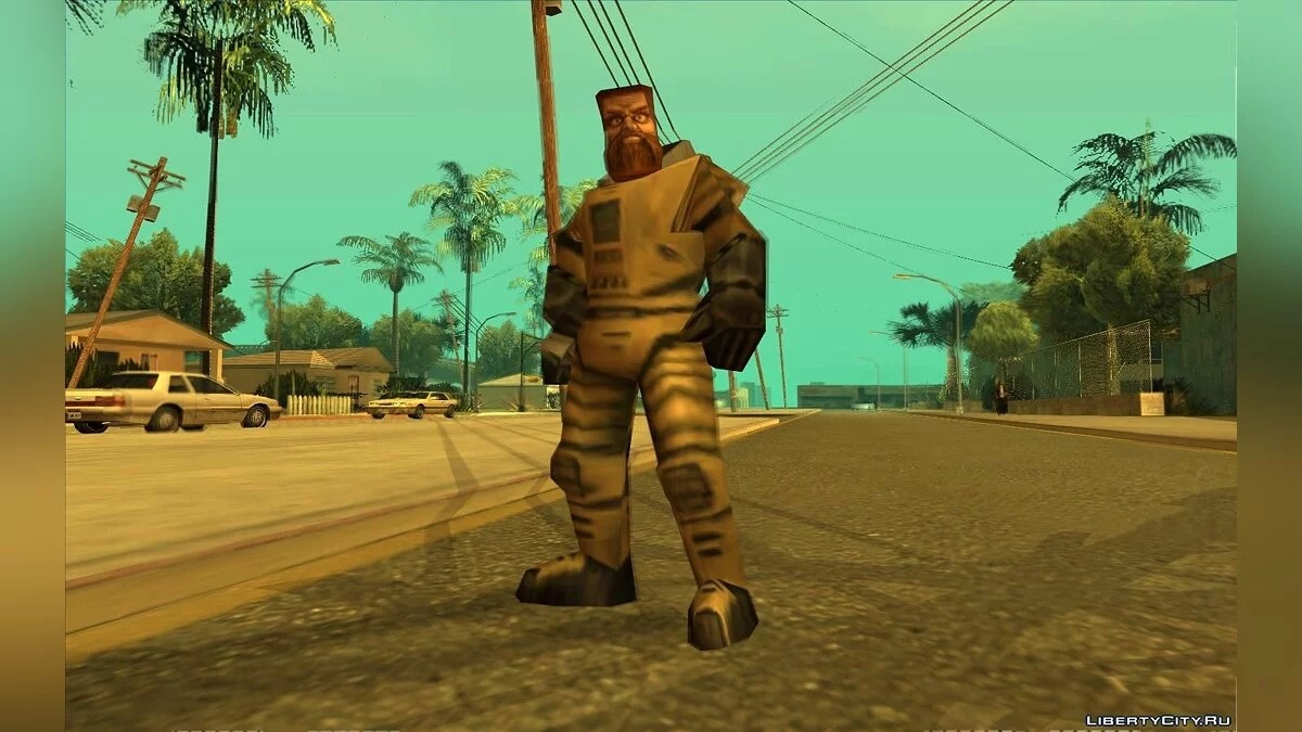 Ivan the Space Biker From Half-Life Alpha / GTA San Andreas