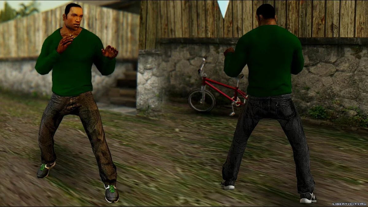 СJ2015: Skin preview (Grove Style) / GTA San Andreas
