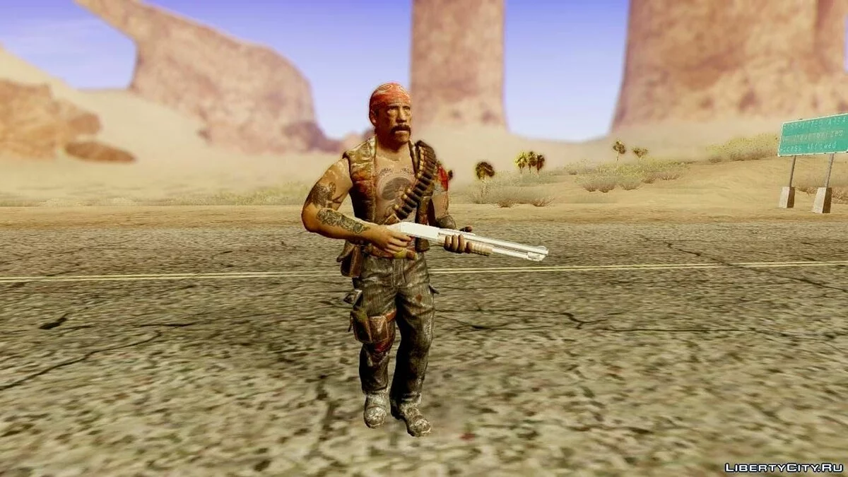 إضافة CoD بلاك أوبس داني تريجو / جي تي إيه سان أندرياس