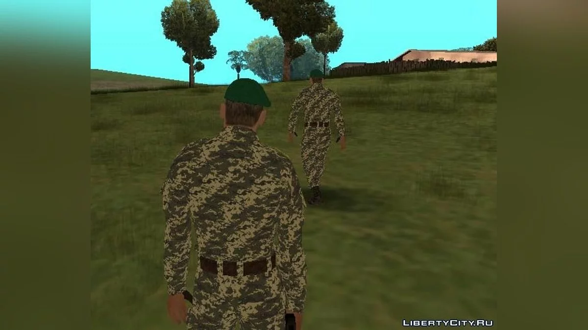 Major of the Ukrainian Border Guard Service / GTA San Andreas