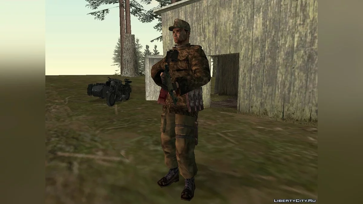 Deutscher Scharfschütze aus Sniper Elite / GTA San Andreas