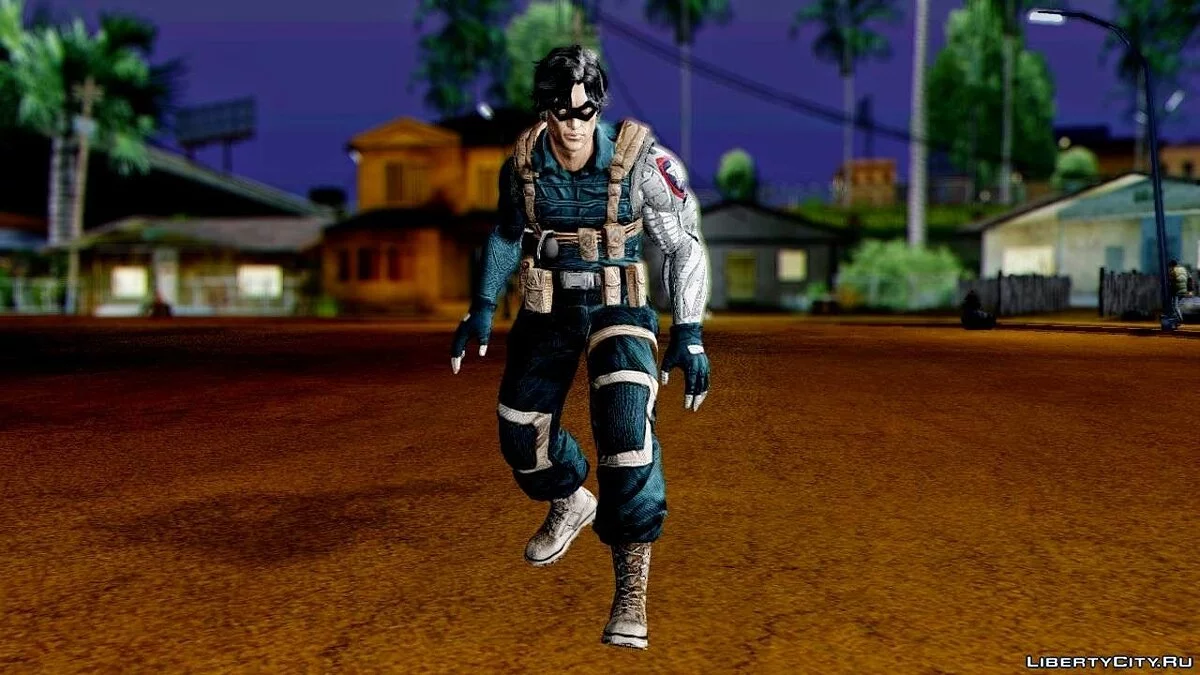 Héros Marvel Soldat d'Hiver / GTA San Andreas