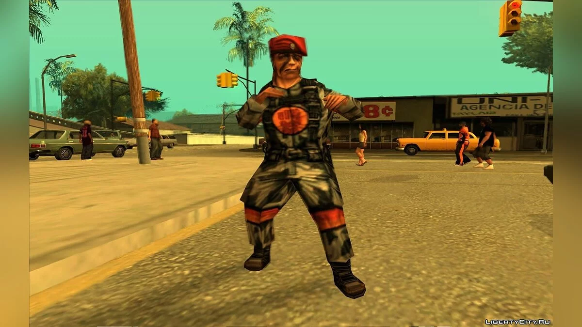 Soldado del equipo rojo de Team Fortress Classic / GTA San Andreas