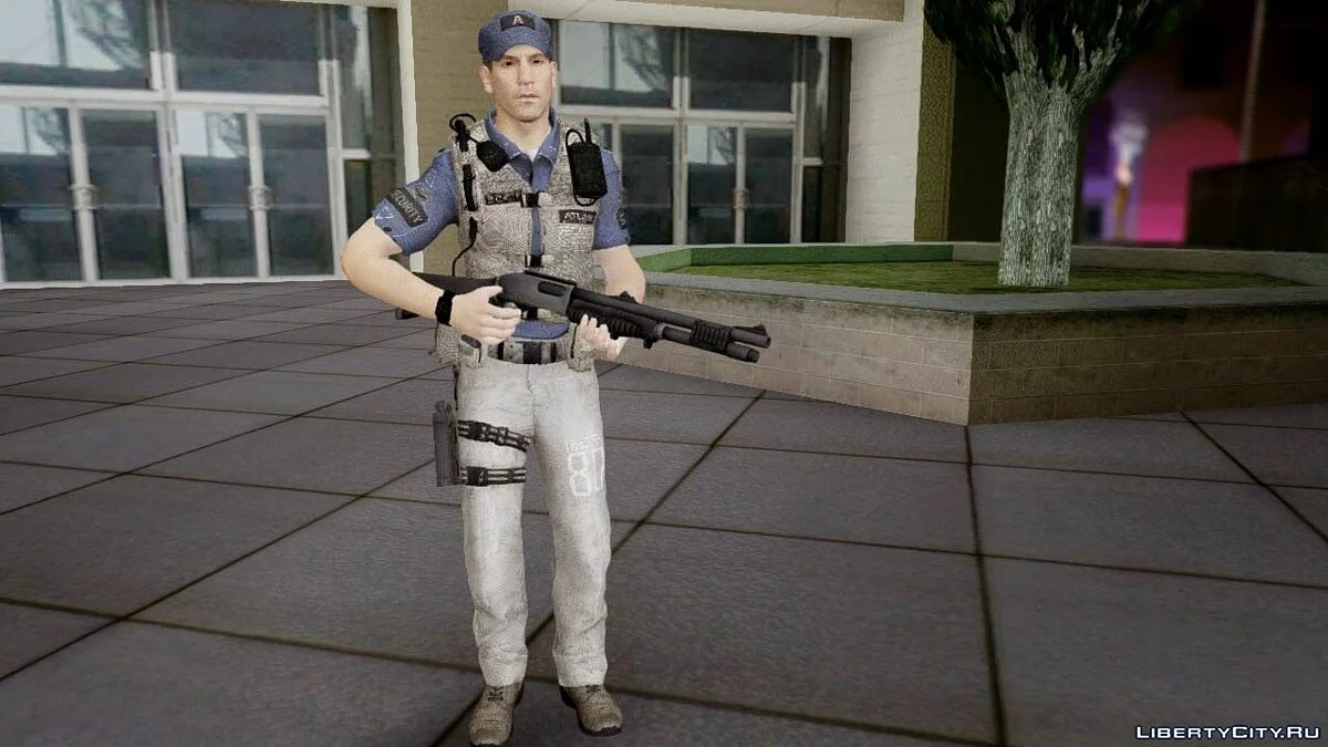 Охоронець Джон Бернтал (Шейн з Ходячих мерців) / GTA San Andreas