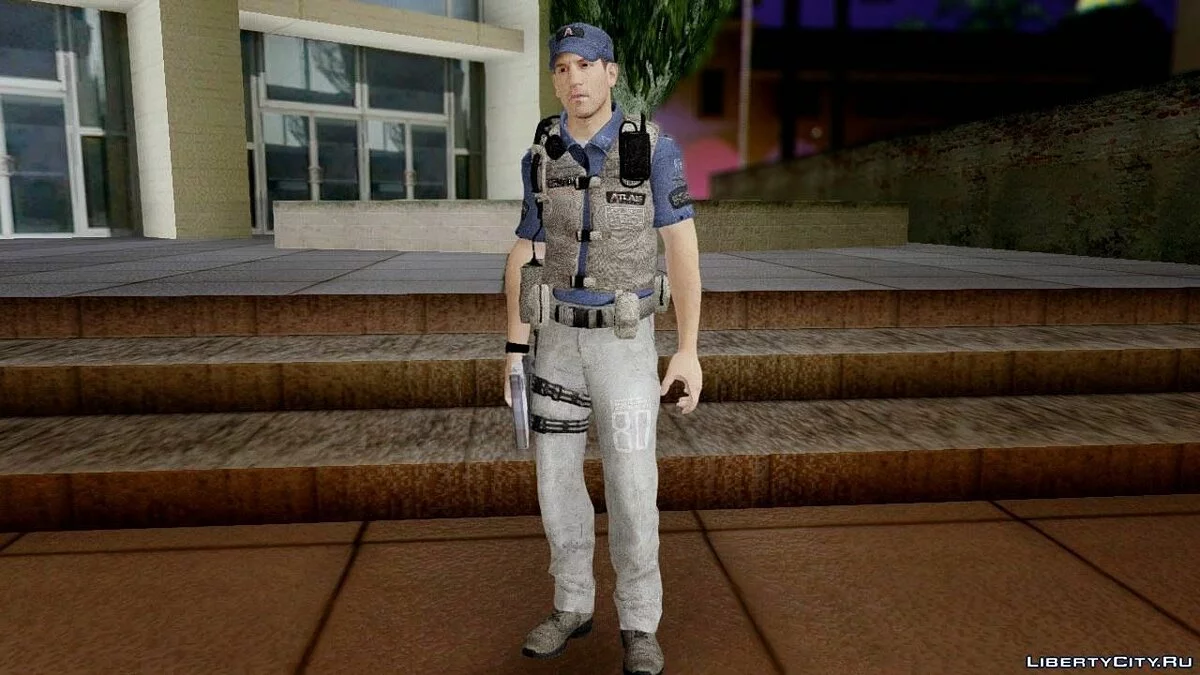 Охоронець Джон Бернтал (Шейн з Ходячих мерців) / GTA San Andreas