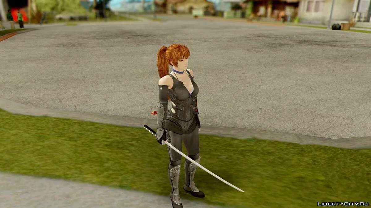 Dead Or Alive 5 Kasumi Ninja Black Costume / GTA San Andreas