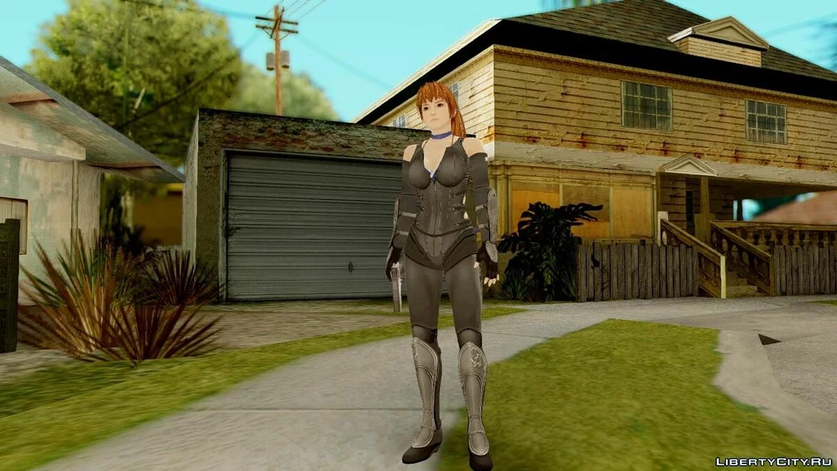 Dead Or Alive 5 Kasumi Ninja Black Costume / GTA San Andreas