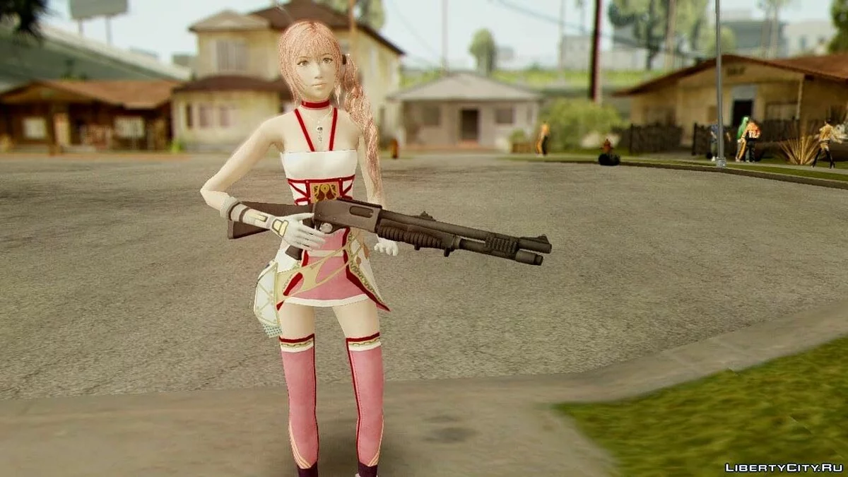 Final Fantasy XIII-2 Serah / GTA San Andreas