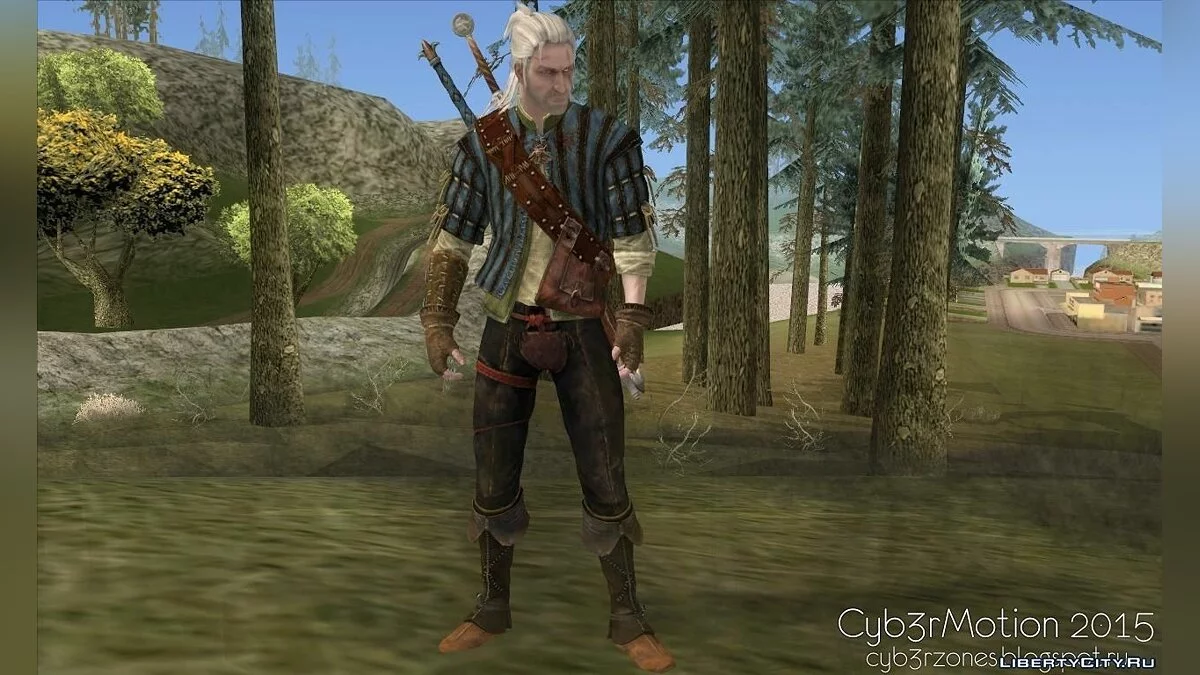 Геральт(The Witcher) / GTA San Andreas