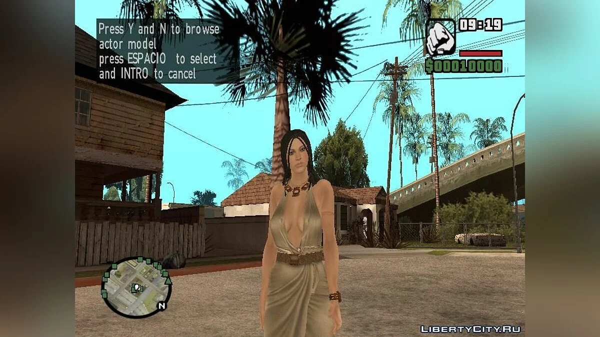 Excella with Long Hair / GTA San Andreas