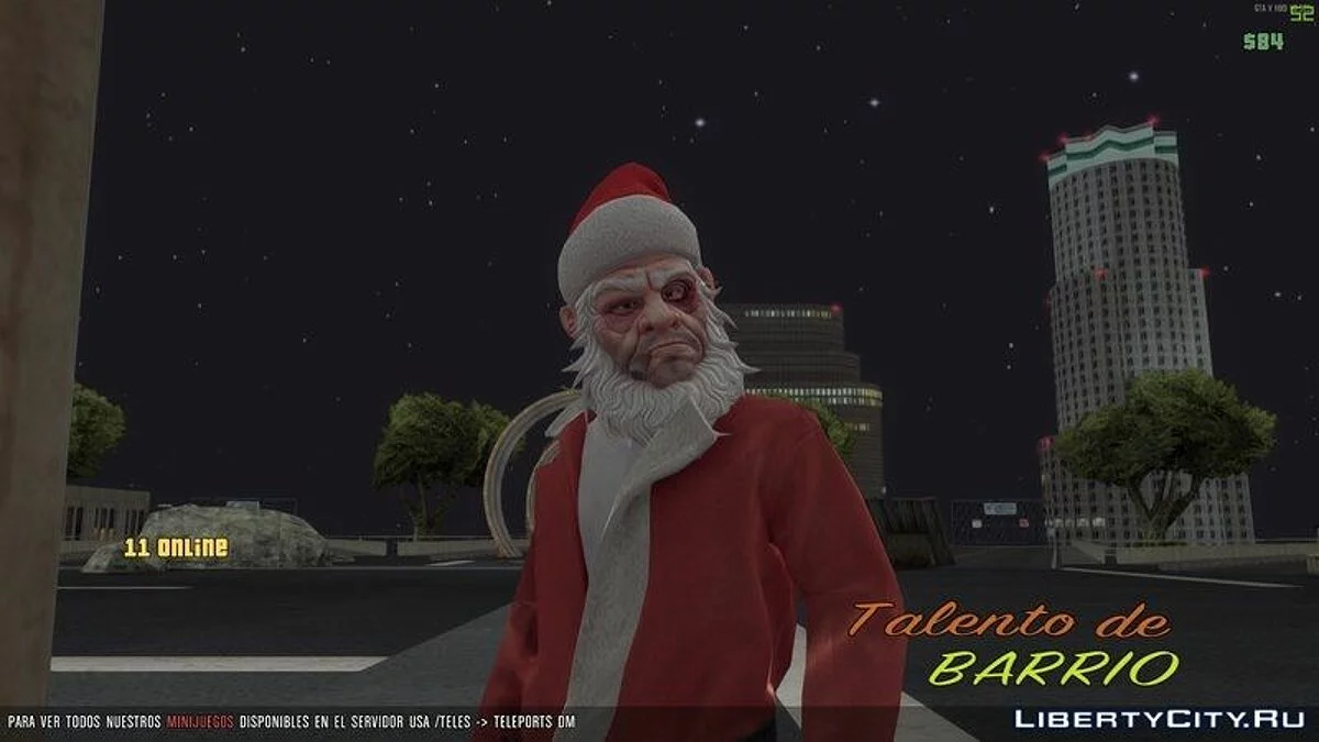 Skin de Santa GTA V / GTA San Andreas