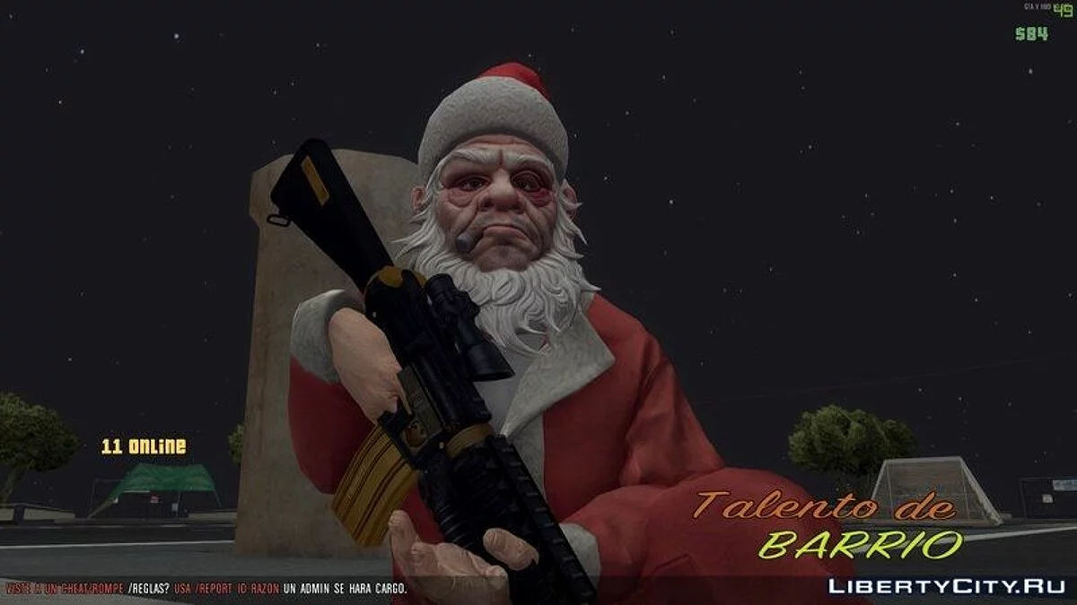 Skin de Santa GTA V / GTA San Andreas