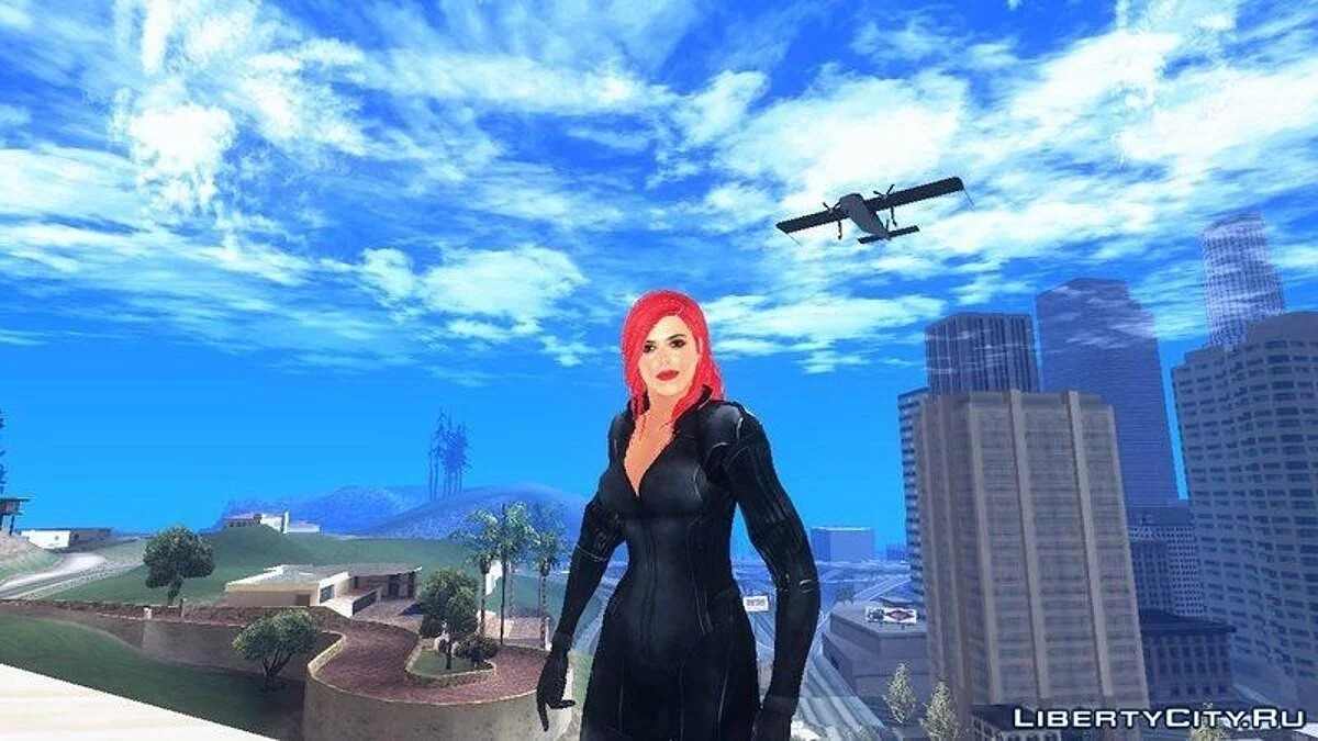 Чорна Вдова Скарлет Йоханссон / GTA San Andreas