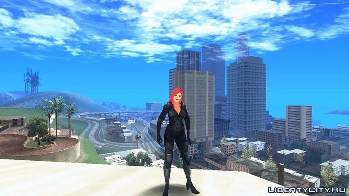 Чорна Вдова Скарлет Йоханссон / GTA San Andreas