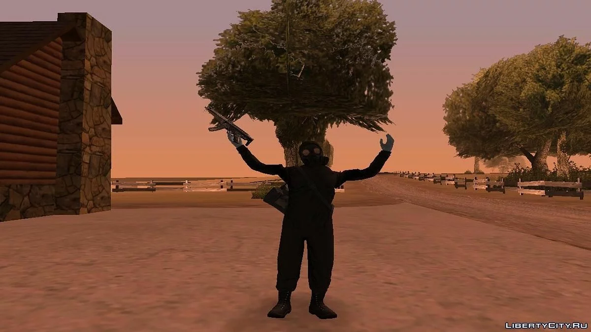 GTA V Online The Heists Update Gasmask Robber Pack / GTA San Andreas