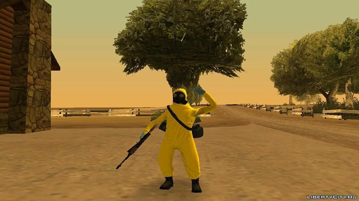 GTA V Online The Heists Update Gasmask Robber Pack / GTA San Andreas