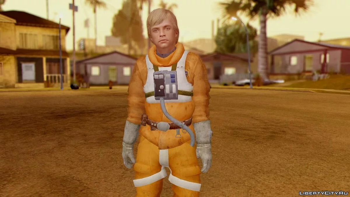 Paquete de Luke Skywalker de Star Wars The Force Unleashed / GTA San Andreas