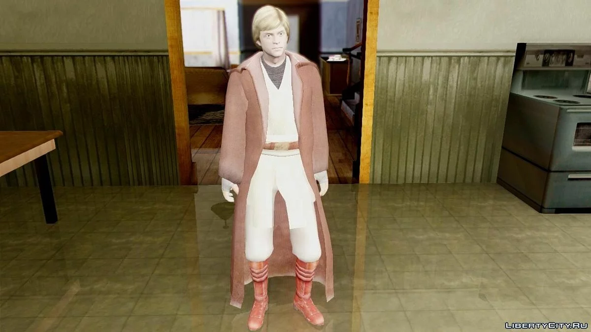 Paquete de Luke Skywalker de Star Wars The Force Unleashed / GTA San Andreas