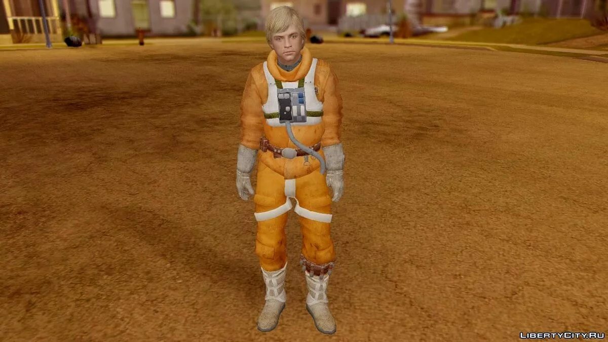 Paquete de Luke Skywalker de Star Wars The Force Unleashed / GTA San Andreas