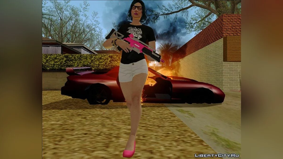 جلد أنثوي #2 من GTA V Online / جي تي إيه سان أندرياس
