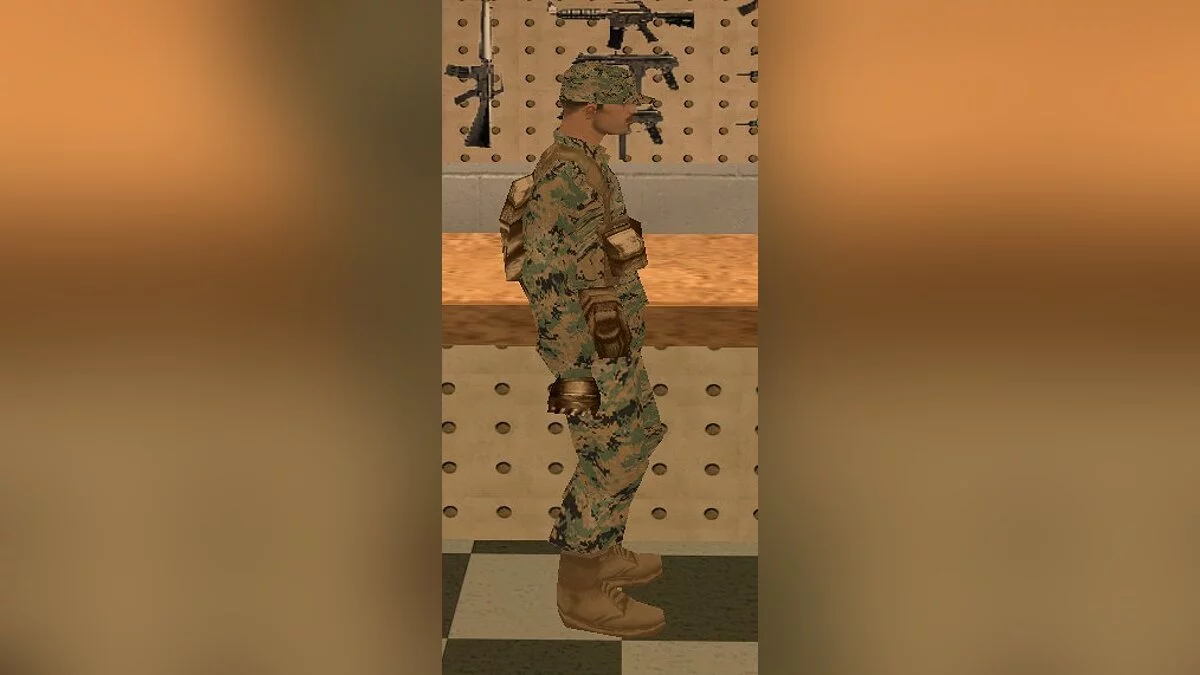 US Military in MARPAT Woodland Camouflage / GTA San Andreas