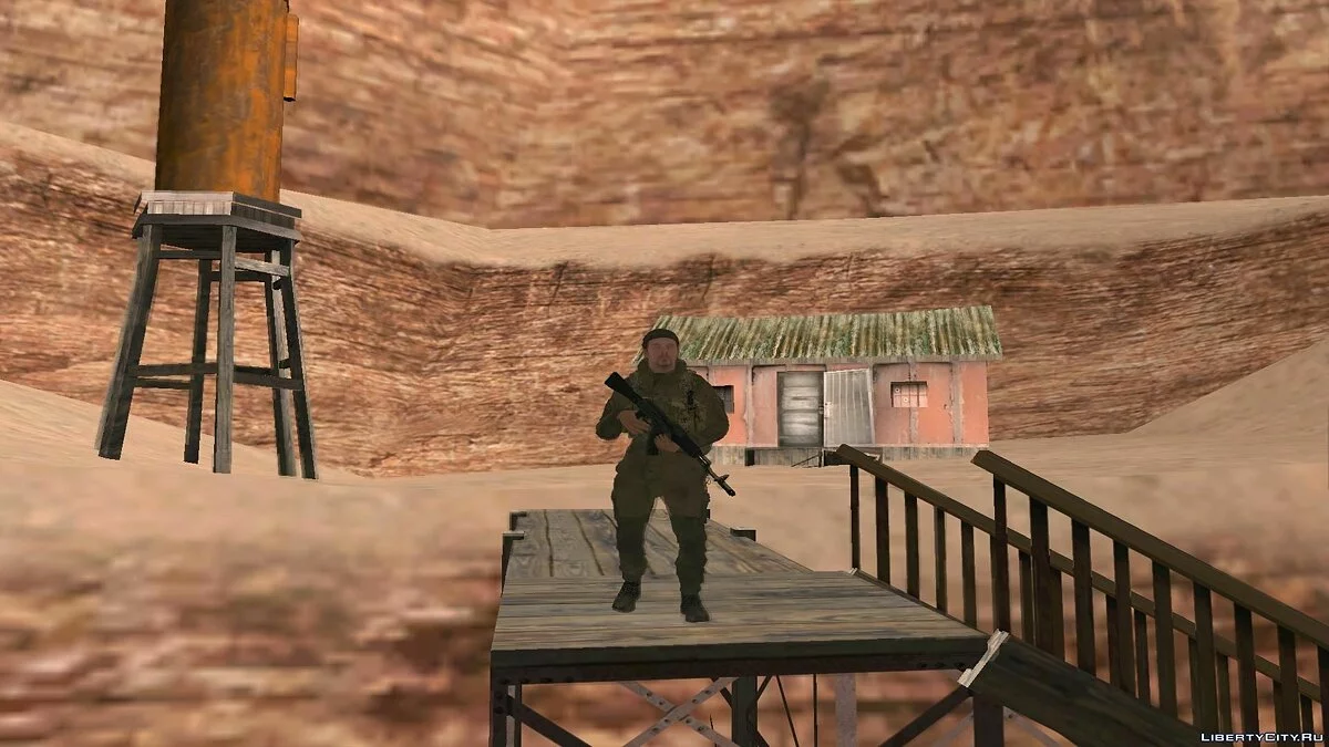 Soldat der RF-Streitkräfte in "Gorka"-Tarnung / GTA San Andreas